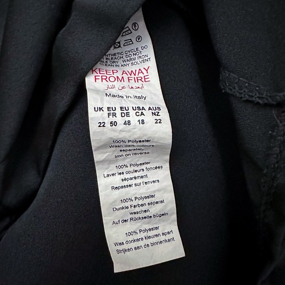 Boo Hoo Black Satin Button Down Shirt Dress - Picture 7 of 7